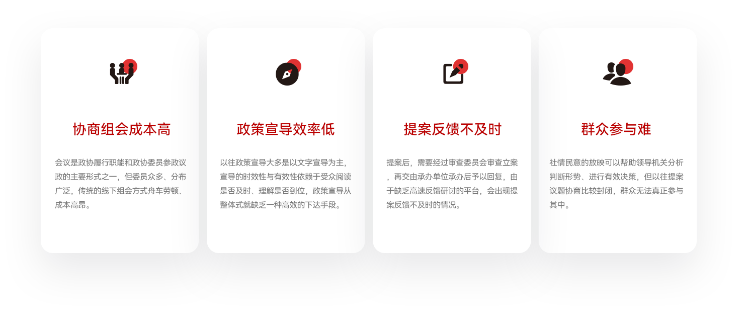 智慧政协业务难点